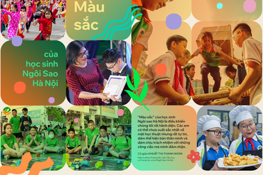 Những "ngôi sao" thật sự "vượt sướng" dưới mái trường liên cấp hàng đầu Thủ đô