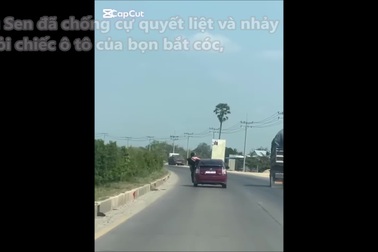 Người đàn ông nhảy khỏi ô tô để trốn bọn bắt cóc tại Campuchia