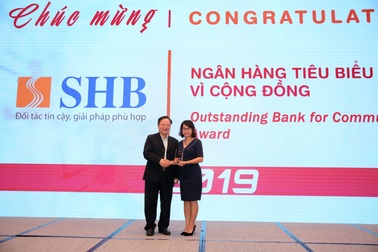 SHB được vinh danh là “Ngân hàng Việt Nam tiêu biểu năm 2019”
