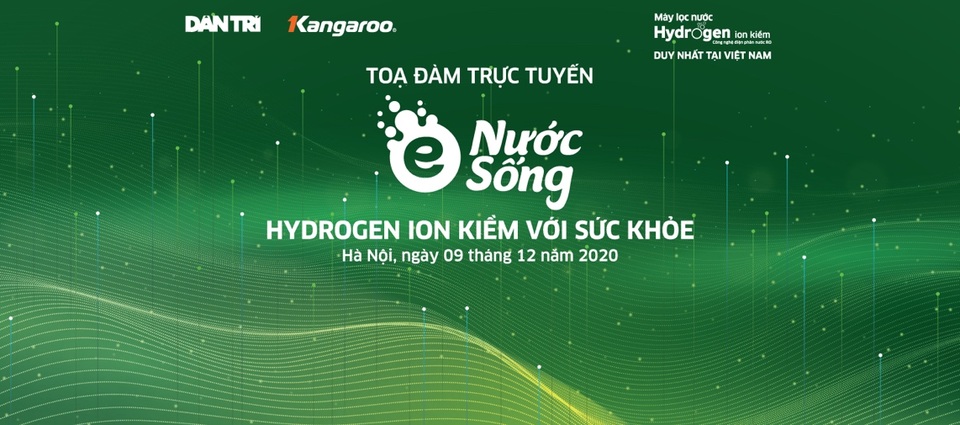 Tọa đàm trực tuyến: Nước hydrogen ion kiềm với sức khỏe - 2 Tọa đàm trực tuyến: Nước hydrogen ion kiềm với sức khỏe - 2