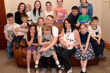 Gặp gỡ gia đình có tới 19 thành viên