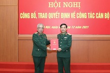 6 tướng lĩnh quân đội nhận quyết định nghỉ hưu