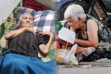 Cụ bà bán sách từng "sốt" mạng: Nay liệt nửa người, không tiền chữa bệnh
