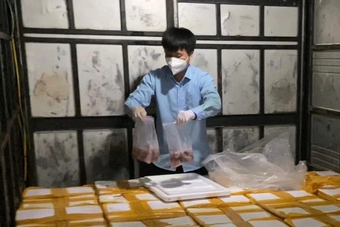 Bắt quả tang gần 1,8 tấn cá khoai ướp chất cấm đang tuồn ra thị trường - 1 Bắt quả tang gần 1,8 tấn cá khoai ướp chất cấm đang tuồn ra thị trường - 1