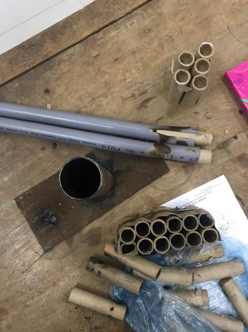 Đốt pháo bị phát hiện, tấn công lực lượng công an xã - 2