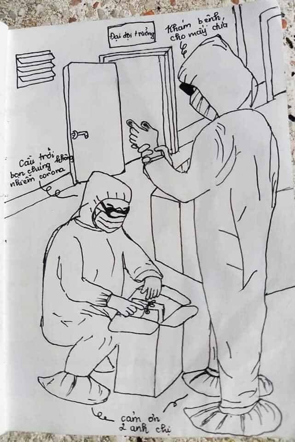Nhật ký bằng tranh độc đáo của du học sinh về khu cách ly ở Đà Nẵng - 6 Nhật ký bằng tranh độc đáo của du học sinh về khu cách ly ở Đà Nẵng - 6