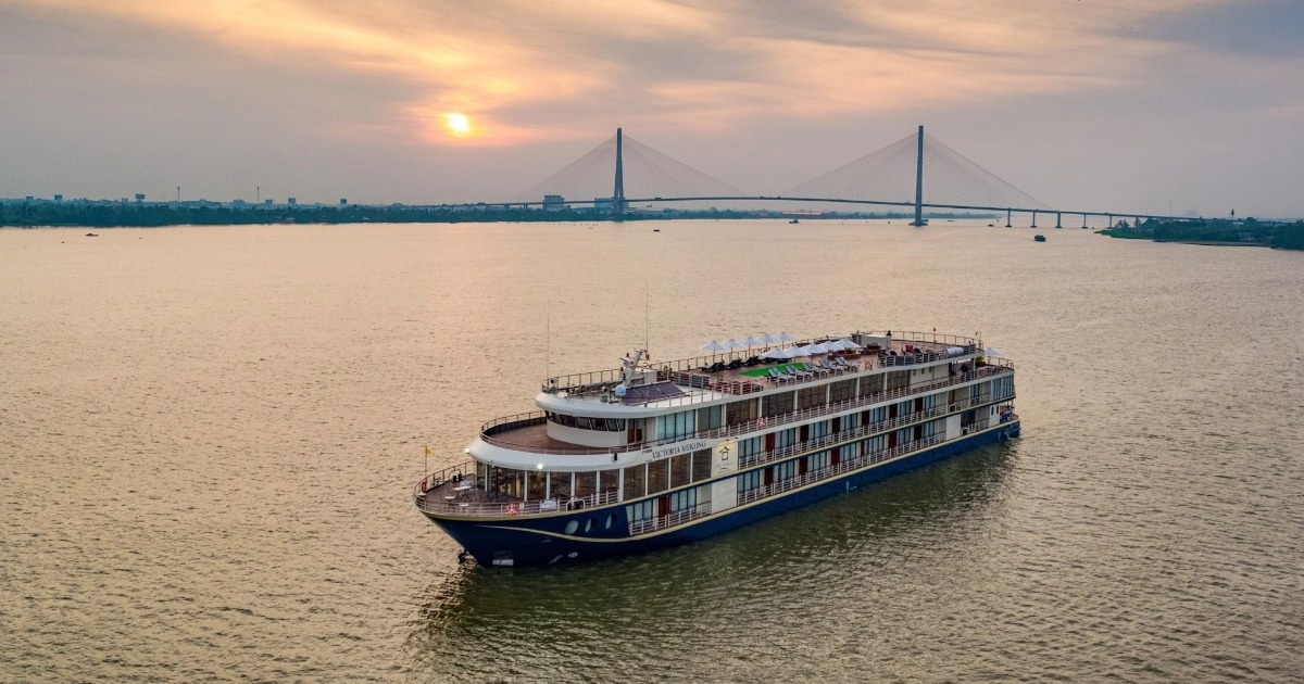 Cận cảnh du thuyền triệu đô trên sông Mekong: Có sân golf, rạp phim - 5