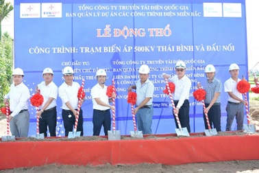 EVNNPT triển khai thi công dự án Trạm biến áp 500kV Thái Bình và đường dây đấu nối