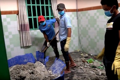 Khởi tố vụ 2 người bị sát hại, đổ bê tông phi tang