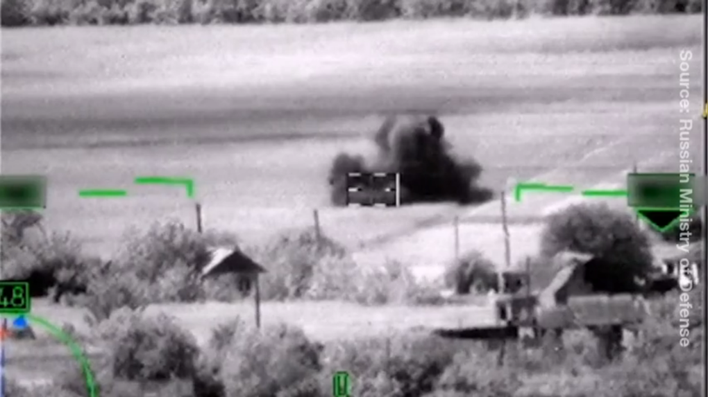 Nga công bố video bắn cháy xe tăng NATO - 1 Nga công bố video bắn cháy xe tăng NATO - 1