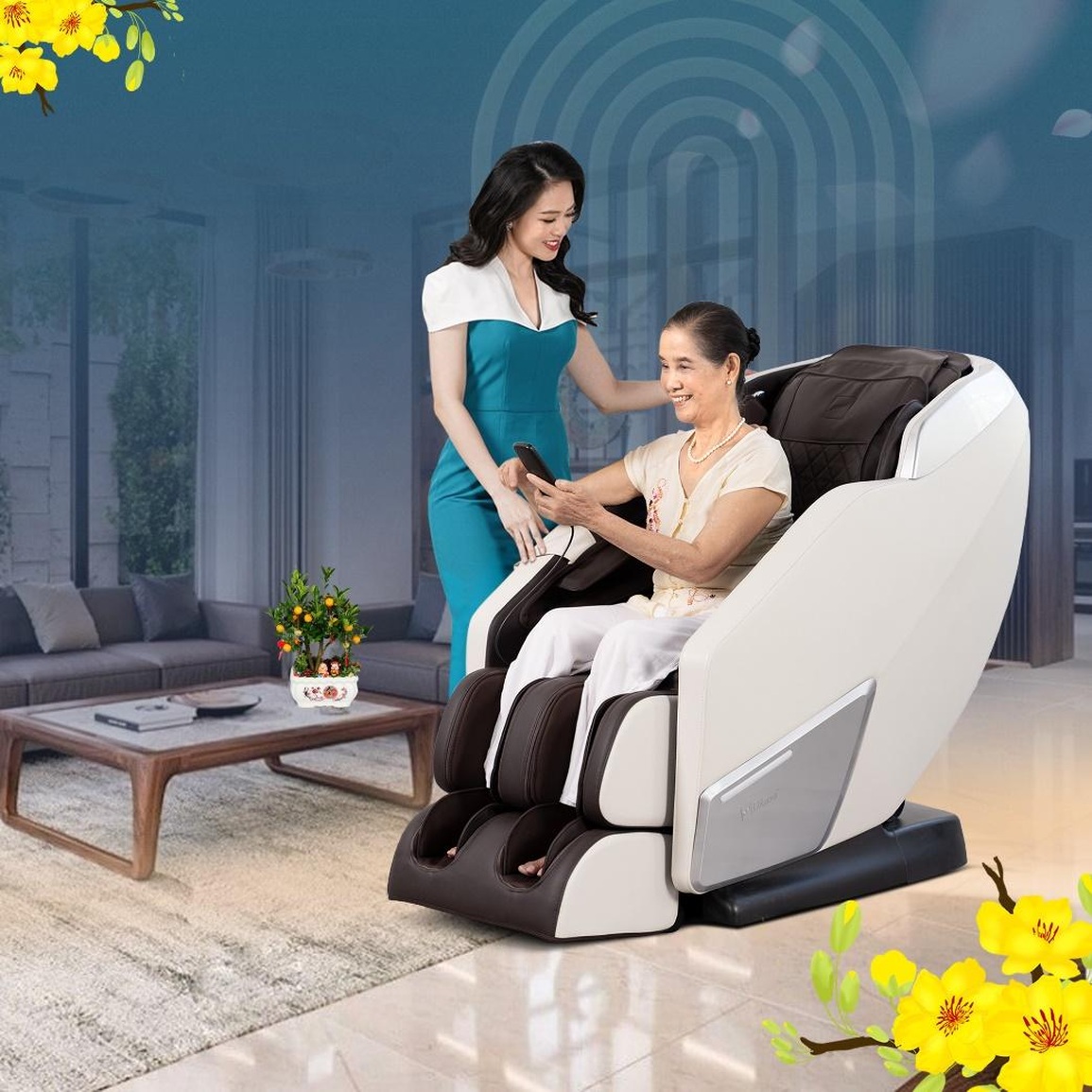 Ghế massage Okasa - món quà ý nghĩa tặng ba mẹ Tết này - 3 Ghế massage Okasa - món quà ý nghĩa tặng ba mẹ Tết này - 3