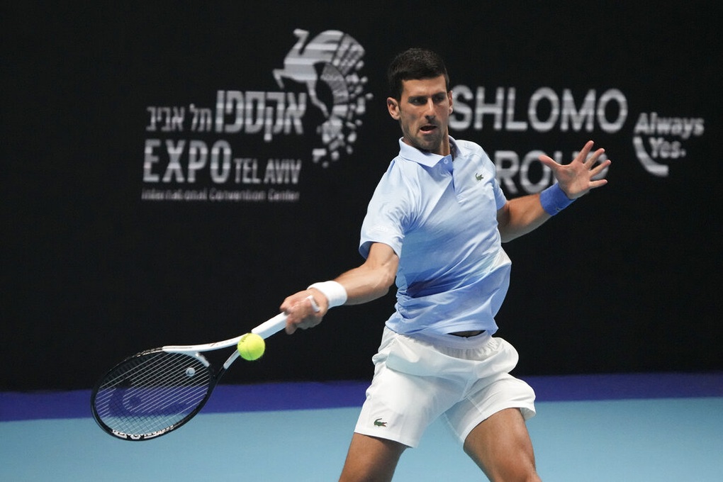Novak Djokovic tiến vào bán kết Tel Aviv Open - 1 Novak Djokovic tiến vào bán kết Tel Aviv Open - 1