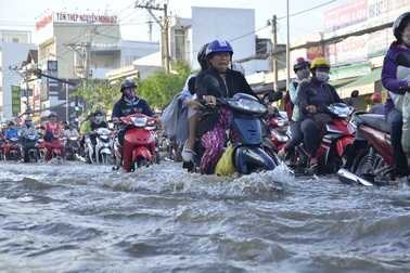 TPHCM lại kẹt xe kinh hoàng sáng đầu tuần