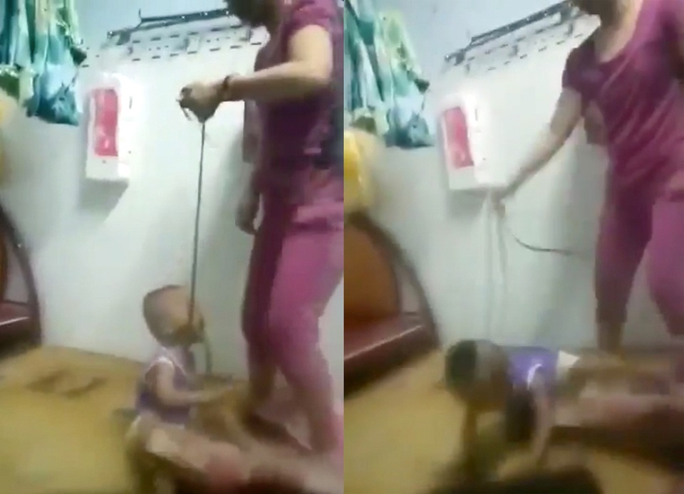 Tạm giữ người mẹ cột dây vào cổ con trai, bạo hành dã man - 2 Tạm giữ người mẹ cột dây vào cổ con trai, bạo hành dã man - 2