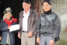 Bà Ngô Thị Diễn được lập sổ tiết kiệm 64 triệu đồng