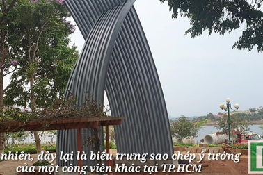 Biểu trưng gần 3,6 tỷ được thay thế bằng tượng đài hơn 11 tỷ