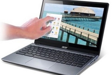 Acer lần đầu ra mắt laptop màn hình cảm ứng chạy Chrome OS 