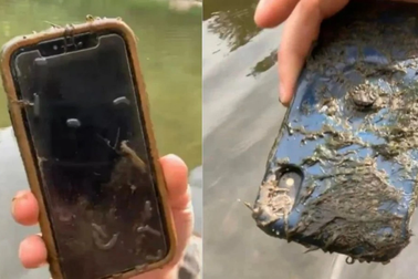 Smartphone tái ngộ chủ cũ sau 10 tháng chìm dưới sông, vẫn hoạt động được