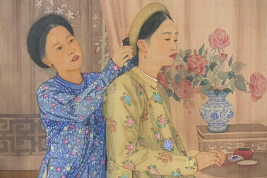 Triển lãm Áo dài phụ nữ Việt Nam trong tranh lụa