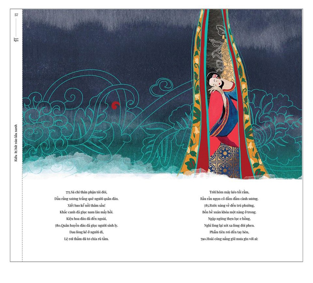 Bộ tranh minh họa truyện Kiều của nữ sinh Hà Tĩnh gây sốt - 7