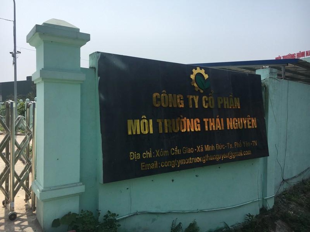 Công ty cổ phần Môi trường Thái Nguyên bị xử phạt gần 1 tỷ đồng - 1 Công ty cổ phần Môi trường Thái Nguyên bị xử phạt gần 1 tỷ đồng - 1