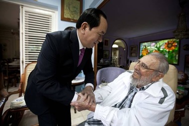 Hình ảnh lãnh tụ Fidel Castro qua các cuộc gặp với lãnh đạo thế giới
