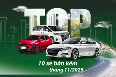 Loạt ô tô bán chậm tháng 11: Xe giảm giá mạnh, xe giá rẻ vẫn ế