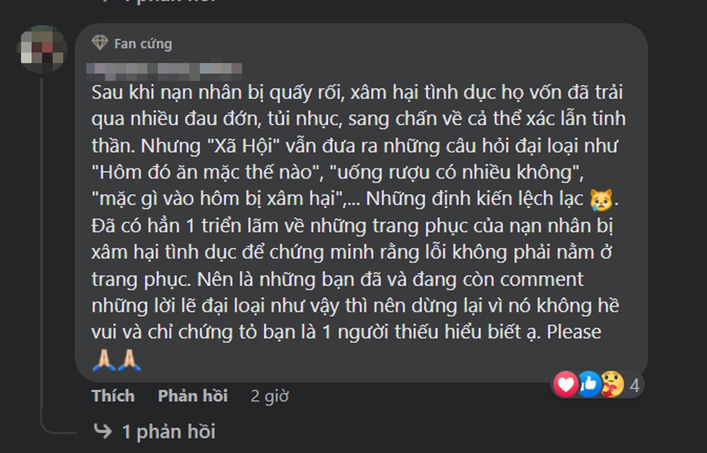 Nhiều người đùa cợt, đổ lỗi cho nạn nhân bị người lạ sàm sỡ ở Hà Nội - 5 Nhiều người đùa cợt, đổ lỗi cho nạn nhân bị người lạ sàm sỡ ở Hà Nội - 5