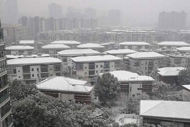 Tuyết phủ trắng Thường Châu, nơi U23 Việt Nam tranh tài