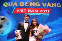 Vẻ đẹp ấn tượng của bạn gái Quả bóng vàng Hoàng Đức