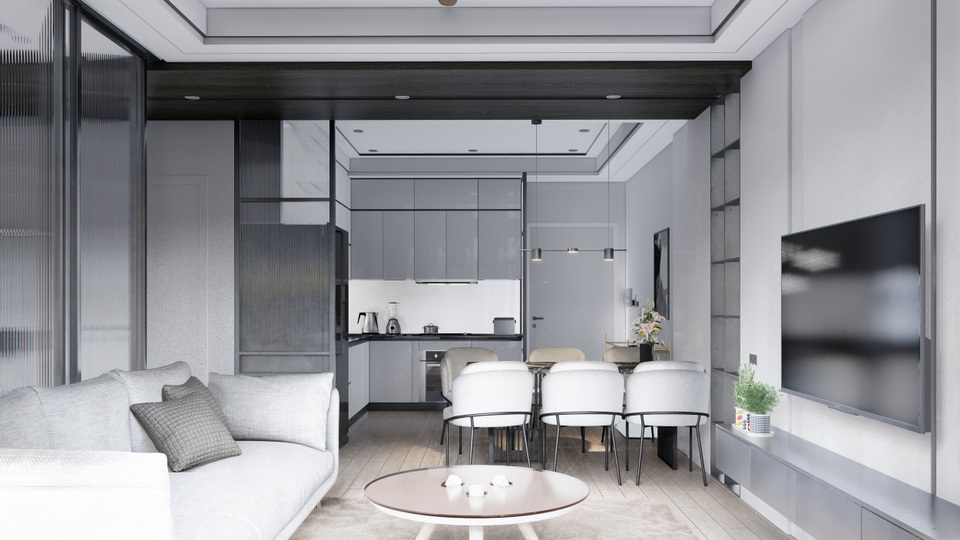 Mẫu thiết kế nội thất đẹp hiện đại cho căn hộ chung cư - 4 Mẫu thiết kế nội thất đẹp hiện đại cho căn hộ chung cư - 4
