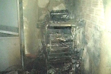 Lửa thiêu rụi nhiều tài sản trong Chi cục Quản lý thị trường Đà Nẵng