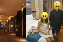 Vợ lén đi khách sạn, chồng đuổi theo đẩy cửa xông vào, thấy điều chướng mắt