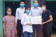 Nữ sinh mồ côi cha được bạn đọc giúp đỡ tới giảng đường đại học