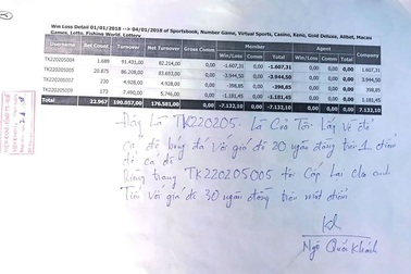 Phá chuyên án đánh bạc qua mạng internet với tang số gần 7 tỷ đồng