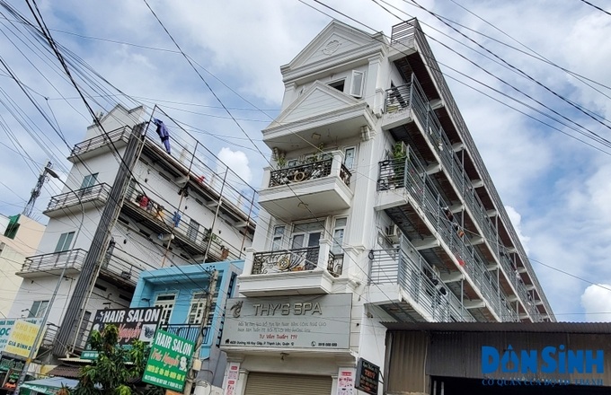 Một khu nhà trọ cho thuê trên địa bàn TP.HCM.