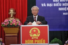 Tỷ lệ phiếu bầu của các Ủy viên Bộ Chính trị trúng cử Đại biểu Quốc hội