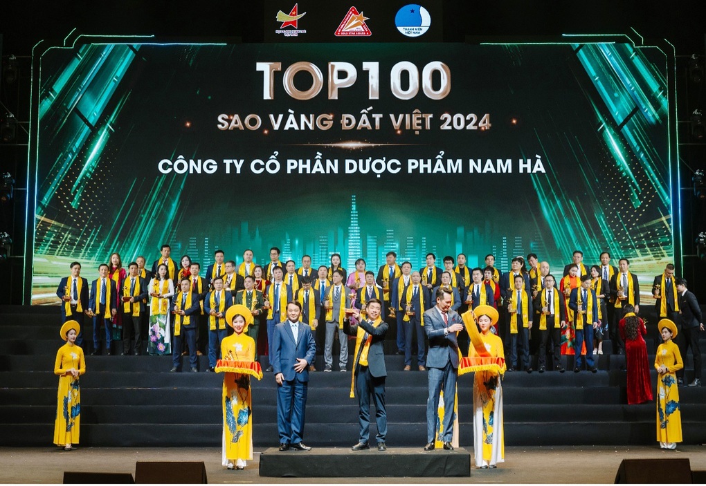 Dược Nam Hà vào Top 100 Sao Vàng Đất Việt 2024 - 1 Dược Nam Hà vào Top 100 Sao Vàng Đất Việt 2024 - 1