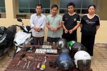 Công an TPHCM bắt nhóm chuyên trộm xe trước trường học