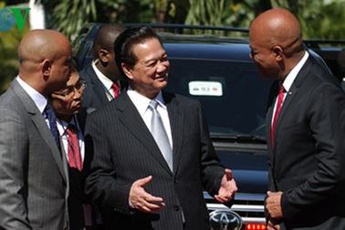 Thủ tướng hội đàm với lãnh đạo Cộng hòa Haiti