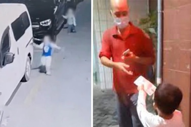 Con cào xước xe sang, phản ứng của ông bố Trung Quốc nhận "mưa" lời khen