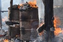 “Bà hỏa” thiêu rụi một nhà dân