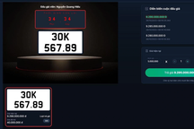 Biển 30K-567.89 từng bị bỏ cọc, đã có chủ nhân "chốt" giá hơn 16,5 tỷ đồng