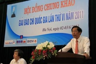 153 tác phẩm vào chung khảo Giải báo chí Quốc gia lần thứ VI