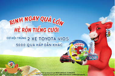 Con bò cười: Món quà nửa tỷ bất ngờ từ những miếng phô mai