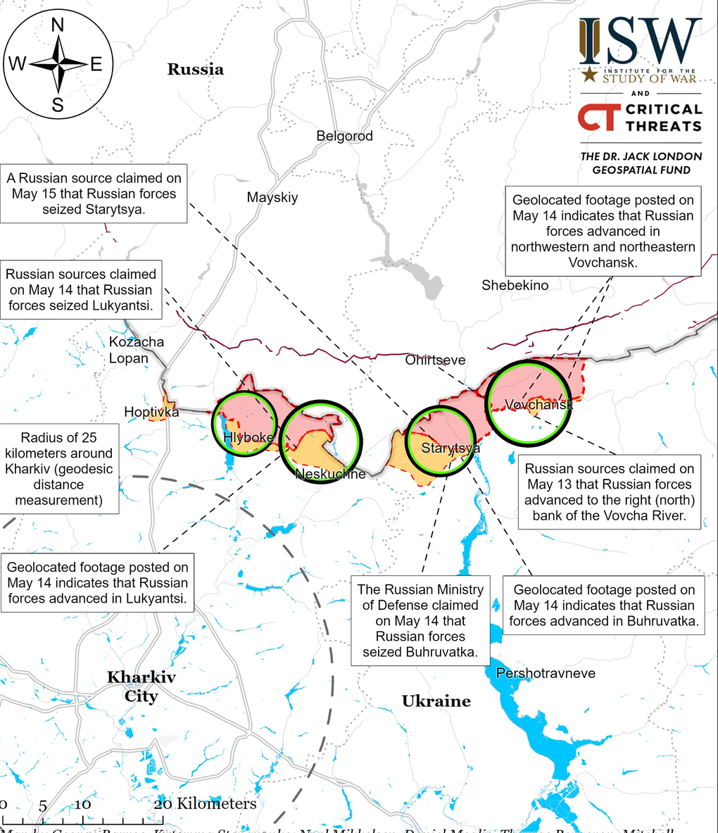 ISW: Ukraine chặn đứng đà tiến công của Nga ở vùng Kharkov - 2