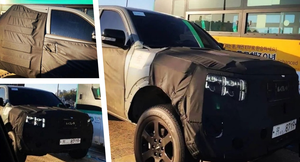 Lộ diện xe bán tải đầu tiên của Kia trên đường thử, chờ ra mắt đấu Ranger - 2 Lộ diện xe bán tải đầu tiên của Kia trên đường thử, chờ ra mắt đấu Ranger - 2