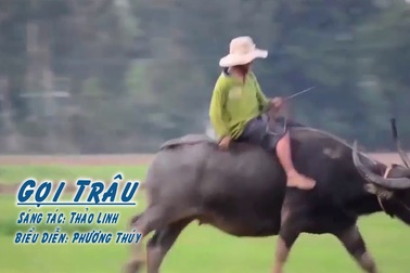 "Gọi trâu" - Bé Phương Thúy