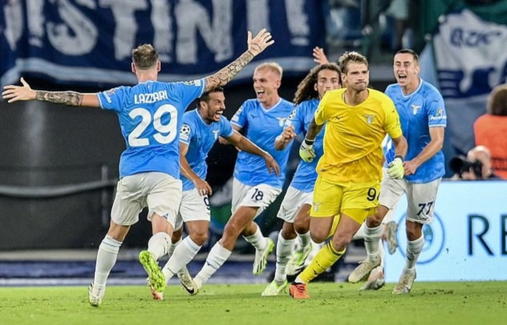 Lazio tied with Atletico Madrid thanks to the goalkeeper's equalizer in minute 90+5 - 2