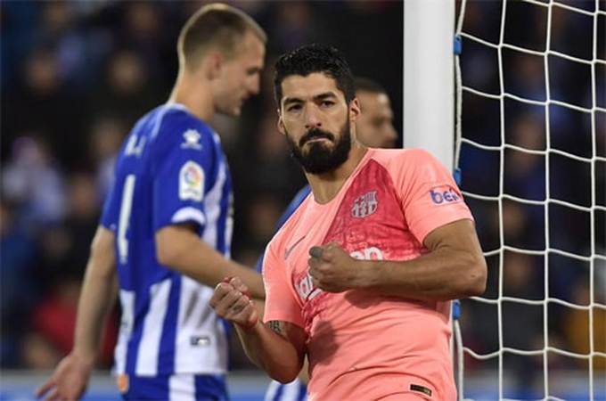 Suarez có bàn thứ 21 từ đầu mùa giải tại La Liga.